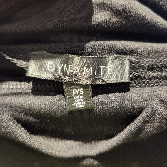 2 FOR $15! Dynamite Long Sleeve Turtleneck/Mock Neck | Black | Sz S - Picture 6 of 9